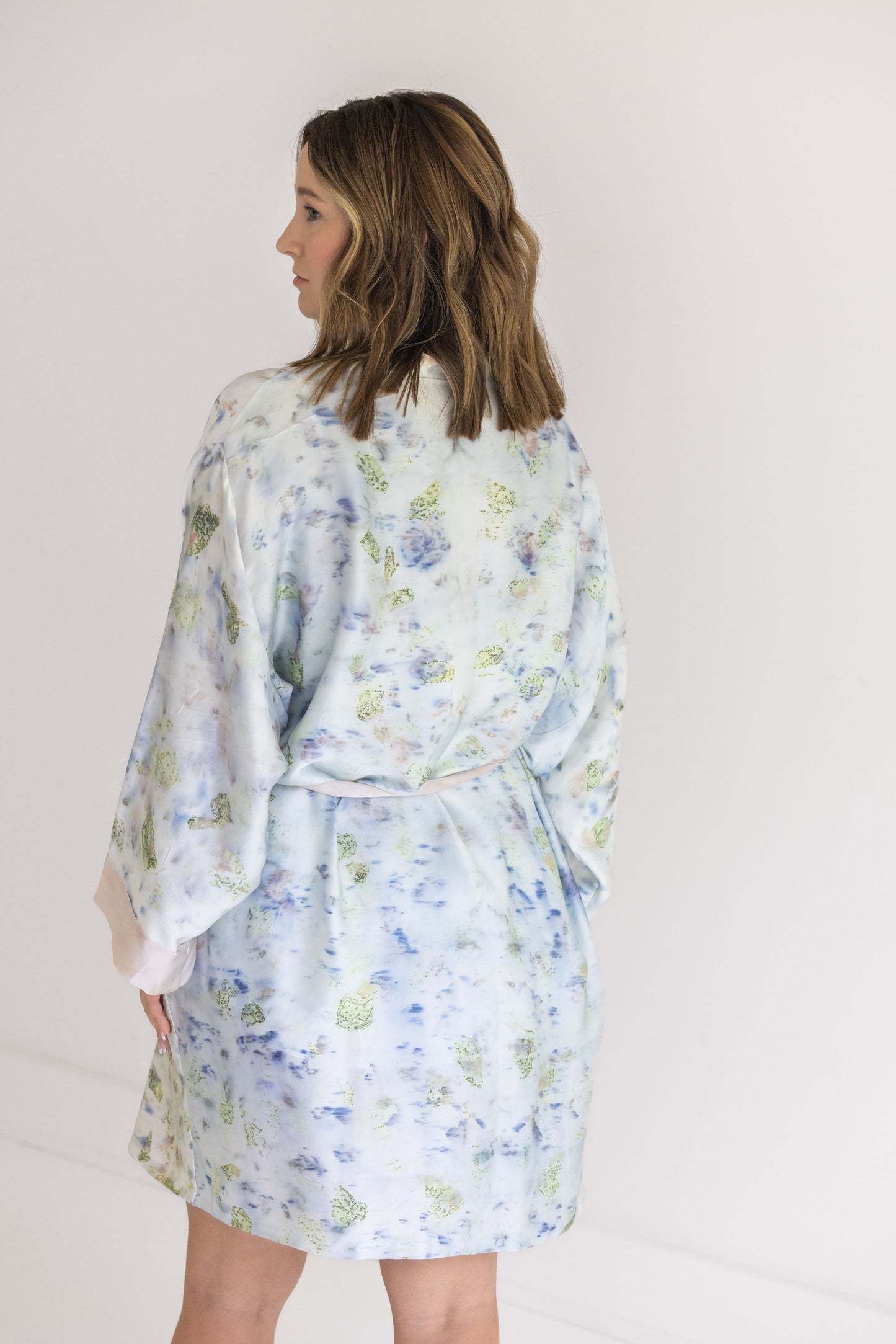 Rose and Hibiscus Robe