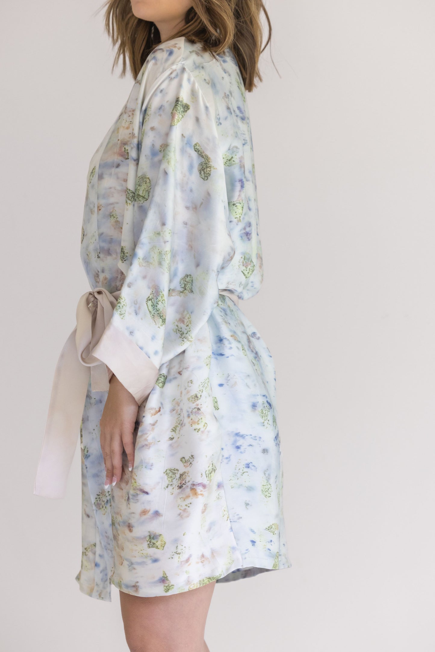 Rose and Hibiscus Robe