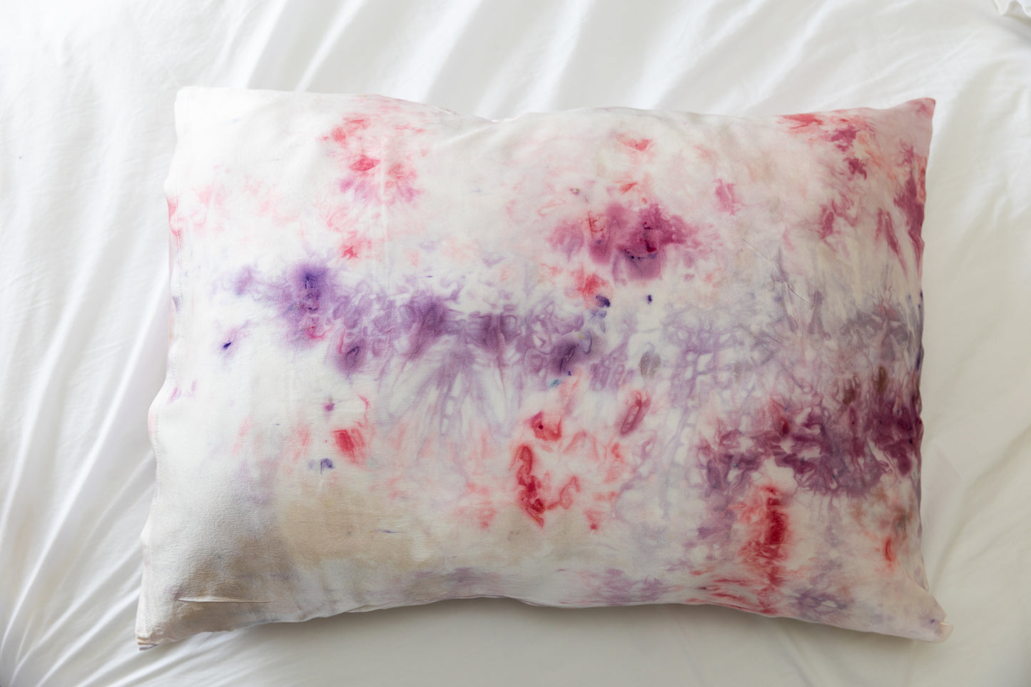 Ice Dyed Silk Pillowcase