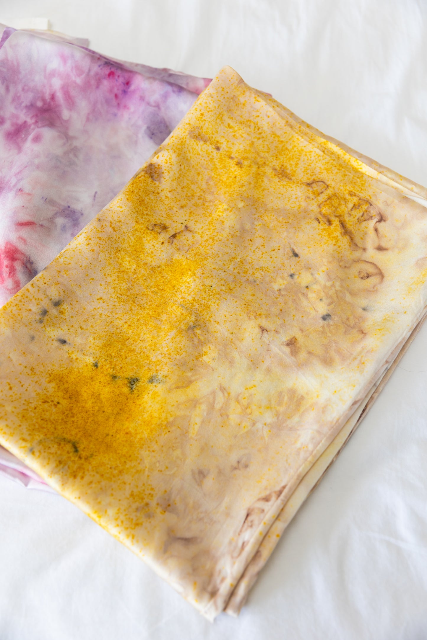 Ice Dyed Silk Pillowcase