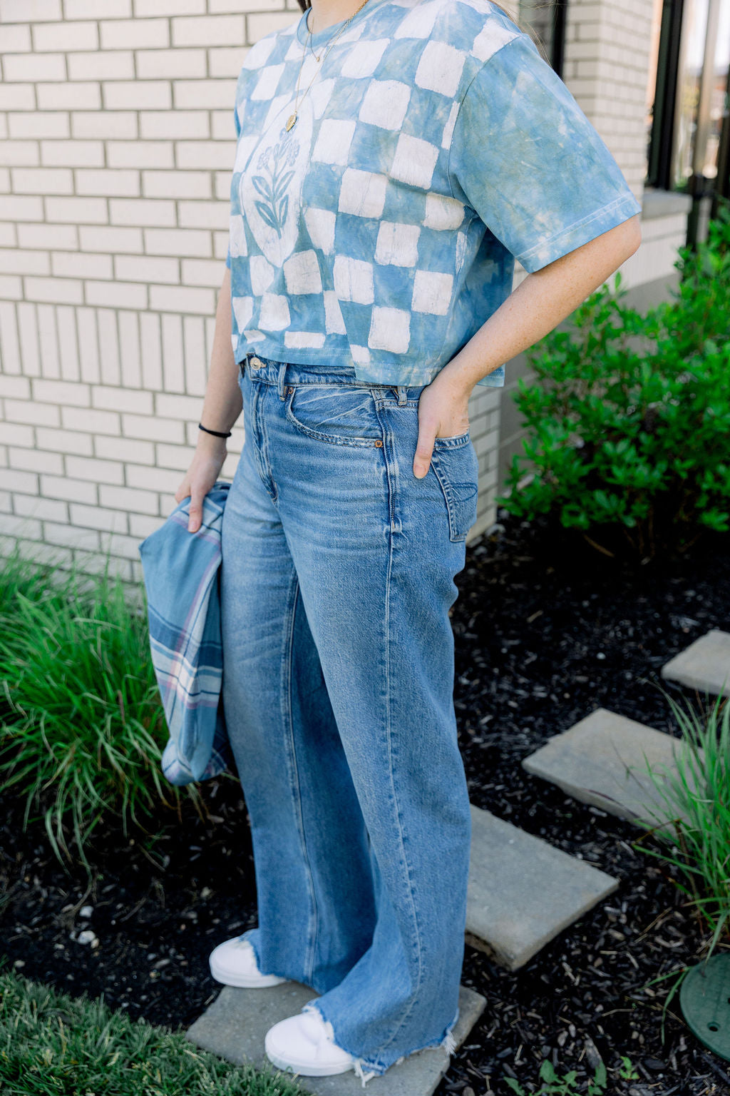 Indigo Naturally Dyed Tee