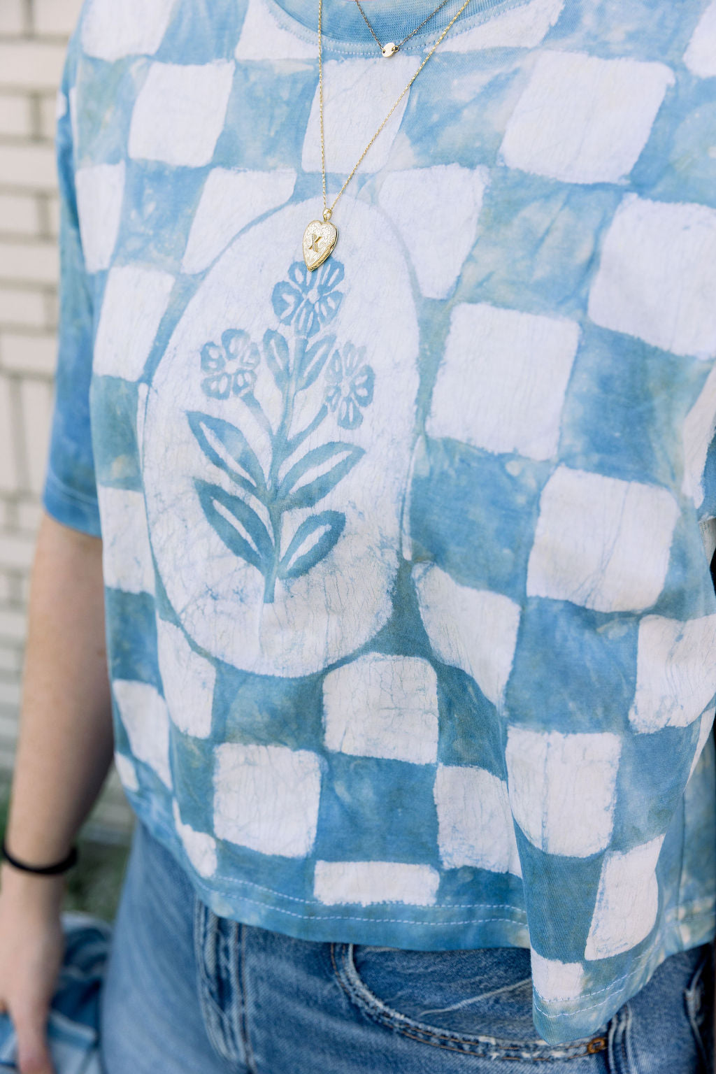 Indigo Naturally Dyed Tee