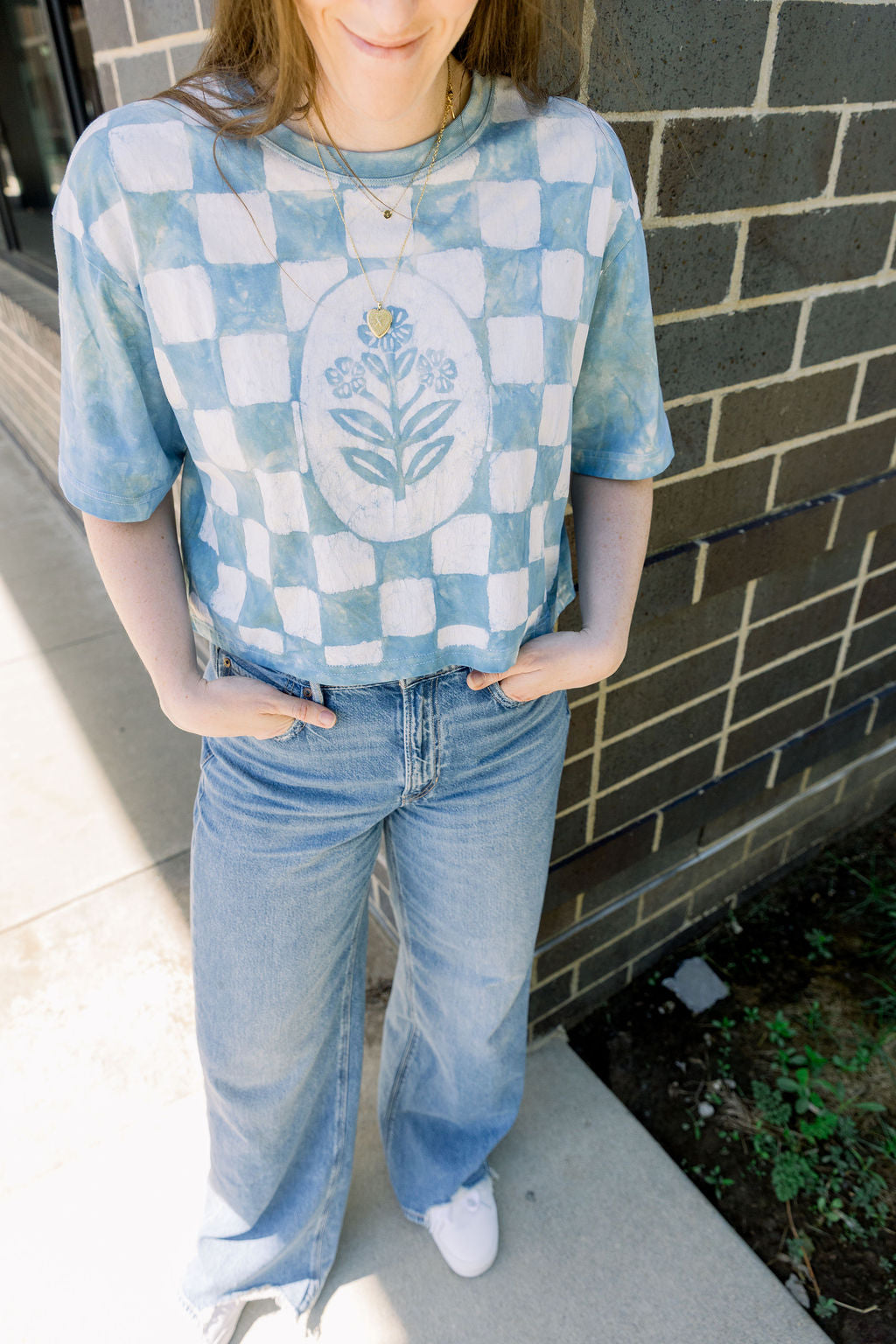Indigo Naturally Dyed Tee