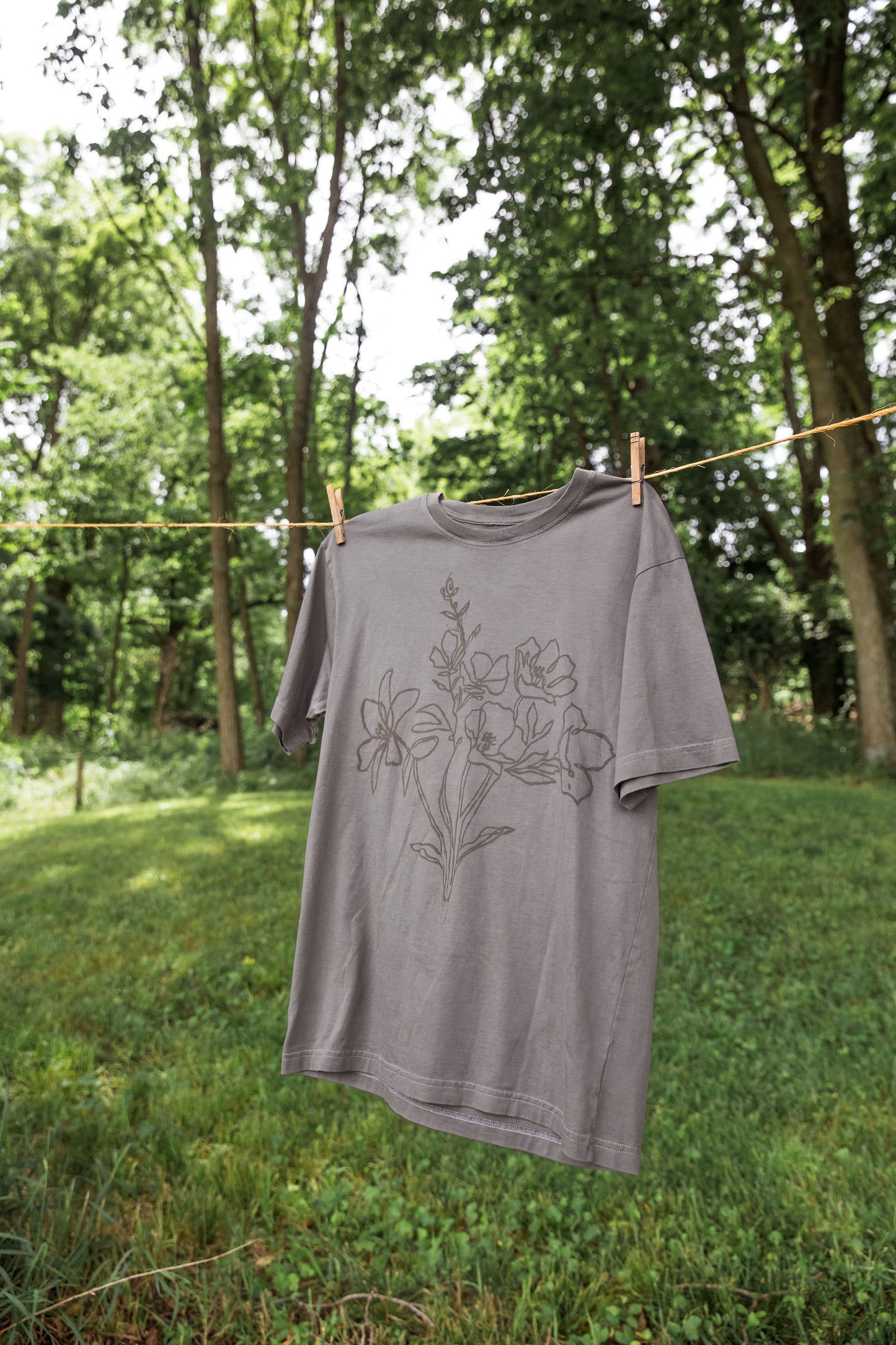 Pomegranate + Iron Naturally Dyed Tee