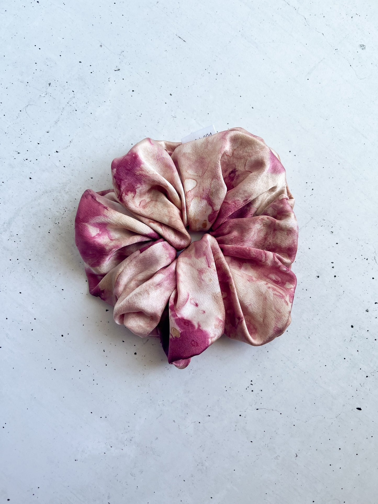 Ice Dyed Silk Scrunchie - Jumbo