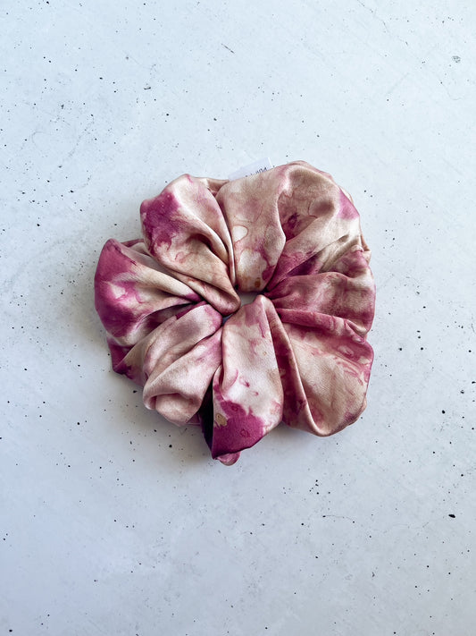 Ice Dyed Silk Scrunchie - Jumbo