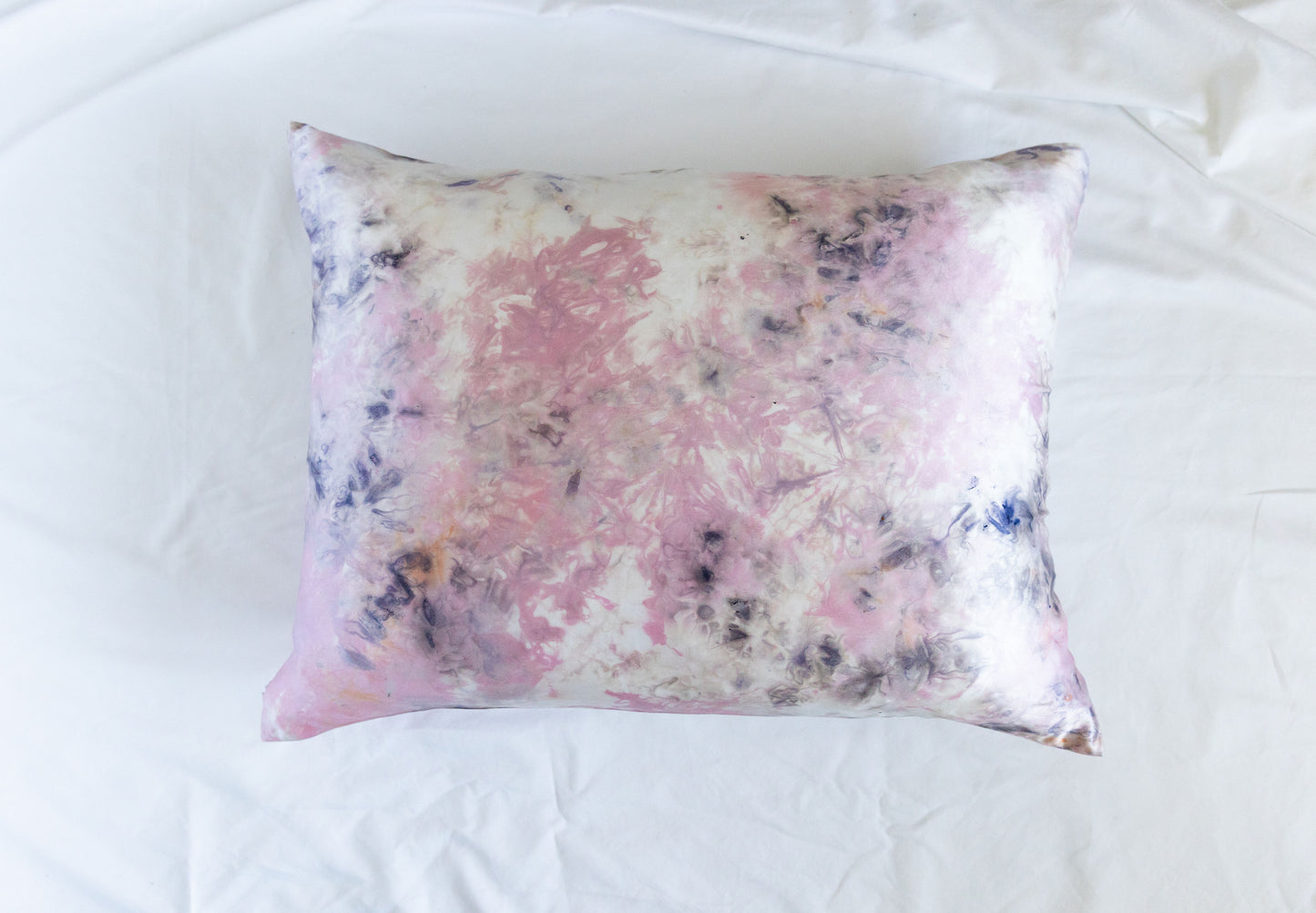 Ice Dyed Silk Pillow Case