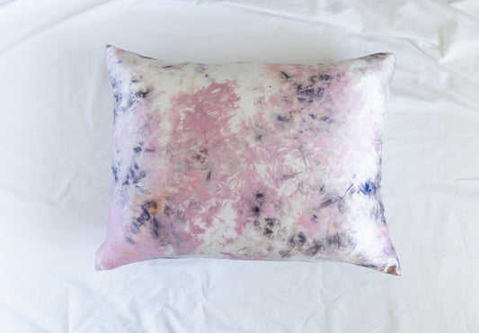 Ice Dyed Silk Pillow Case