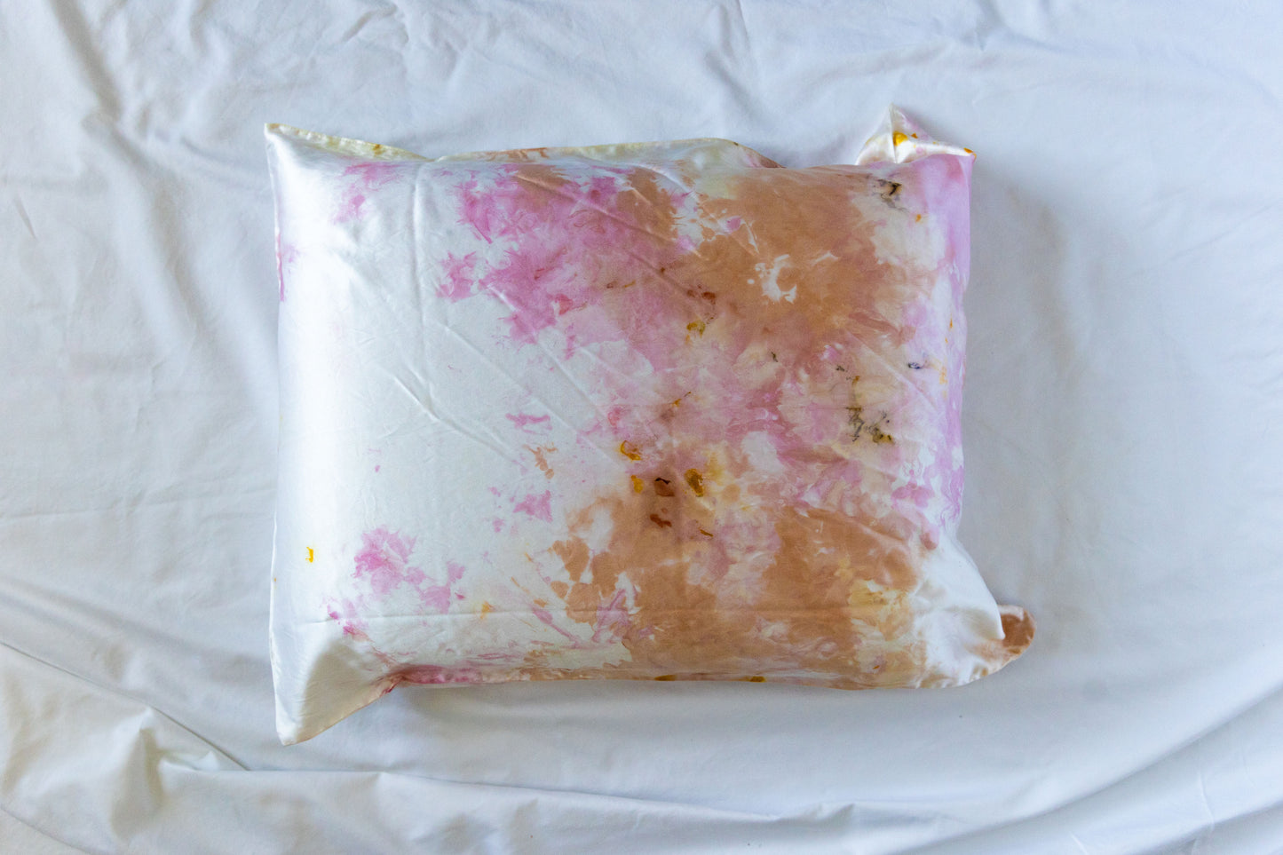 Madder + Eastern Brazilwood - Silk Dyed Pillowcase