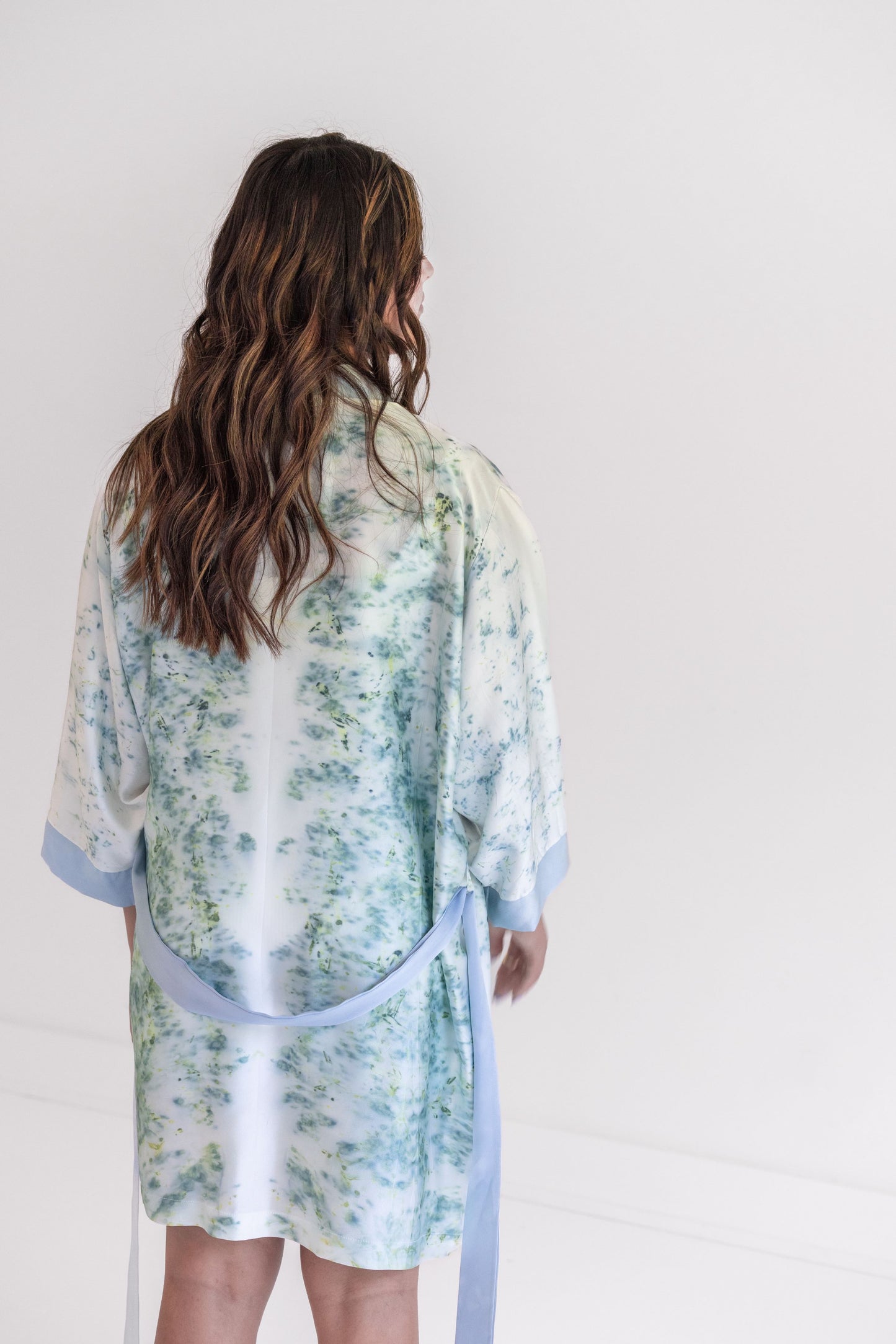 Blue Carnation Robe