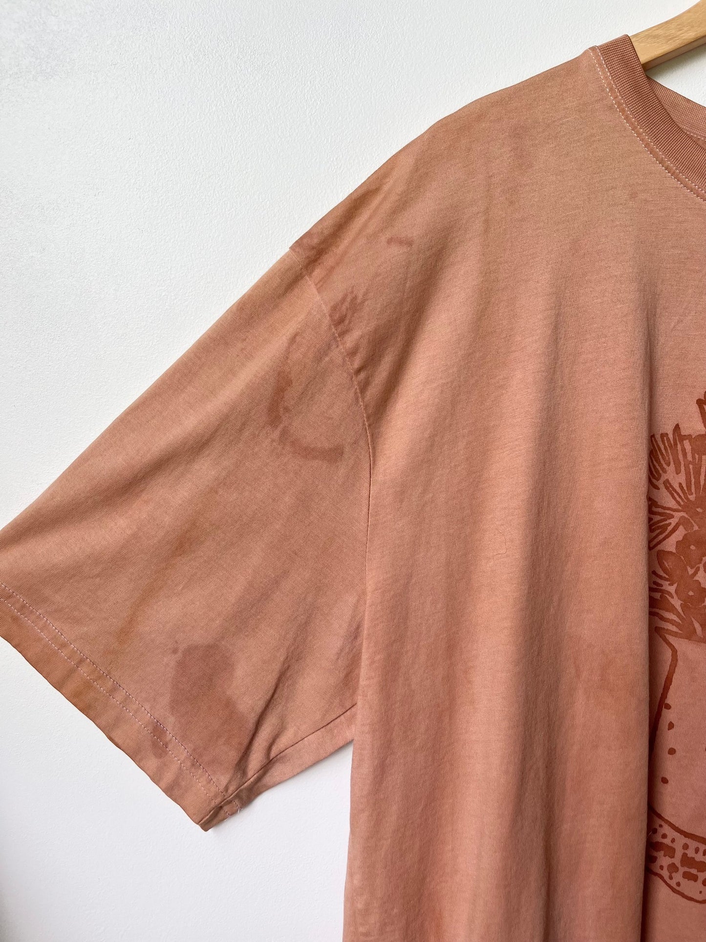 Cutch Dyed Floral Vase Tee - 2XL
