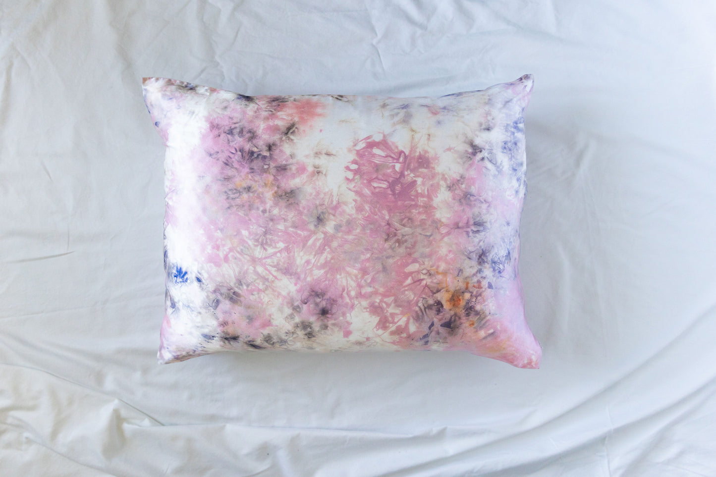 Ice Dyed Silk Pillow Case