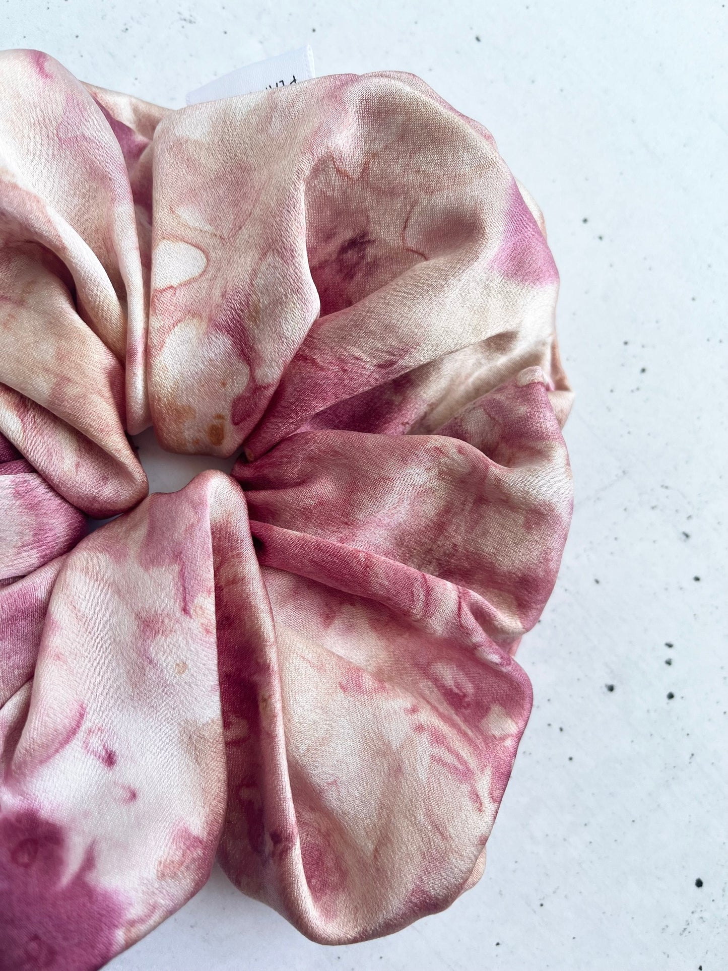 Ice Dyed Silk Scrunchie - Jumbo