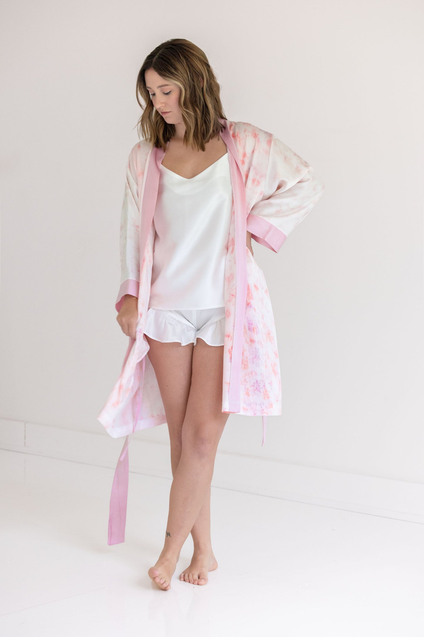 Pink Carnation Robe