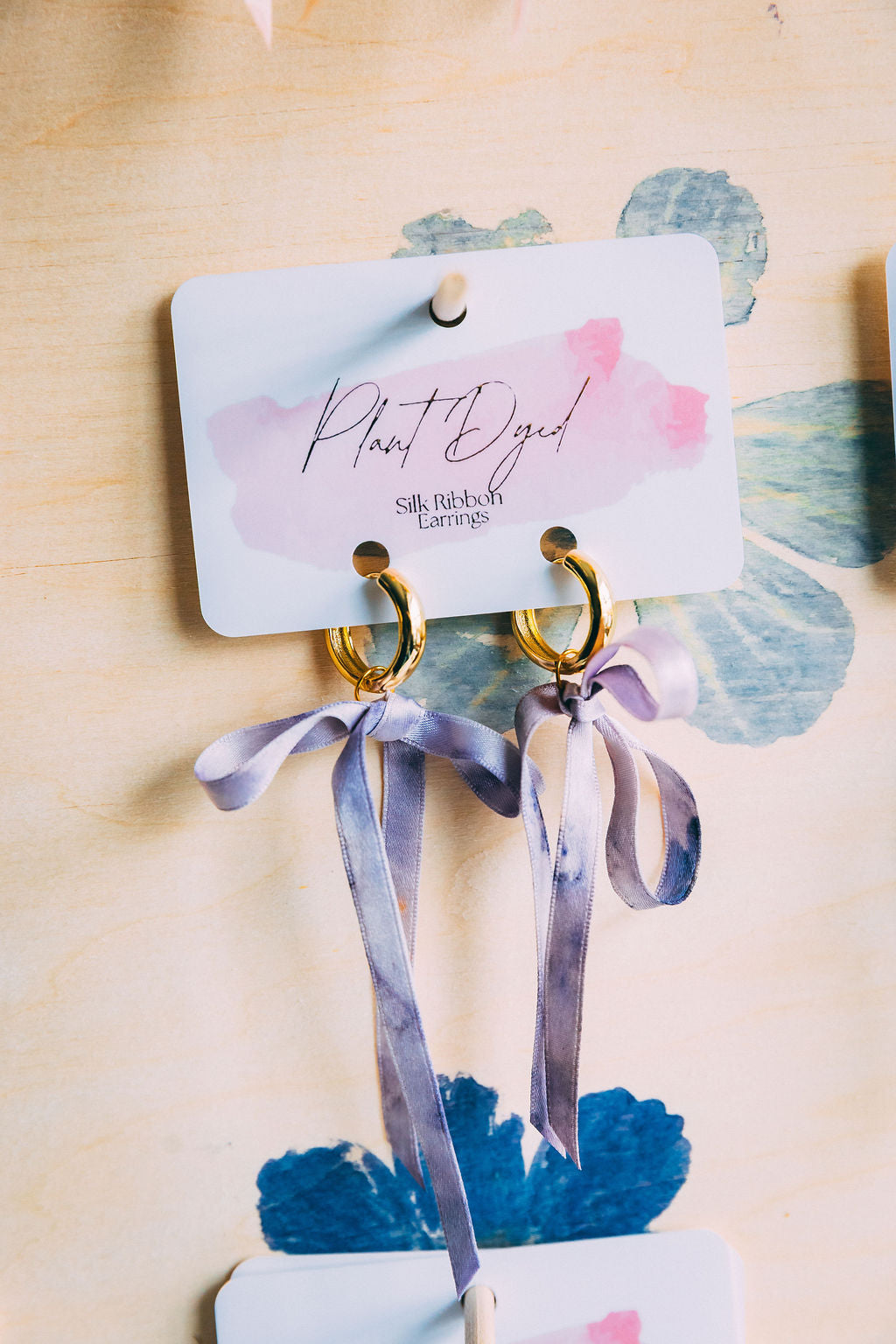 Silk Dyed Earrings