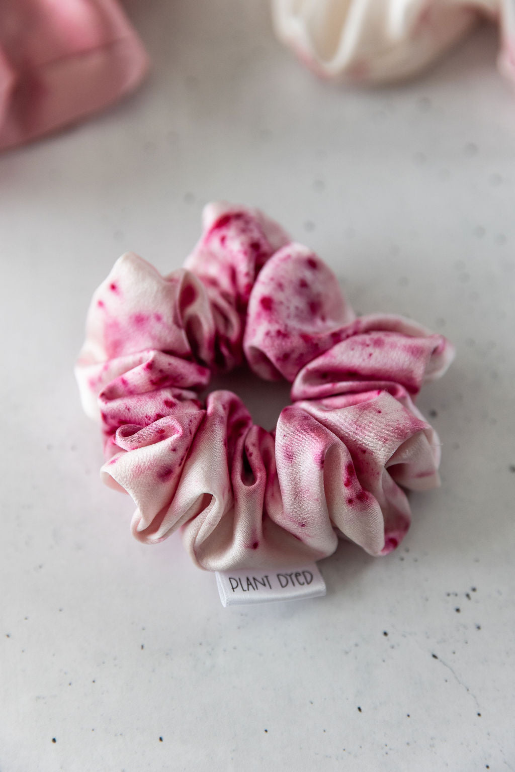 Silk dyed scrunchie