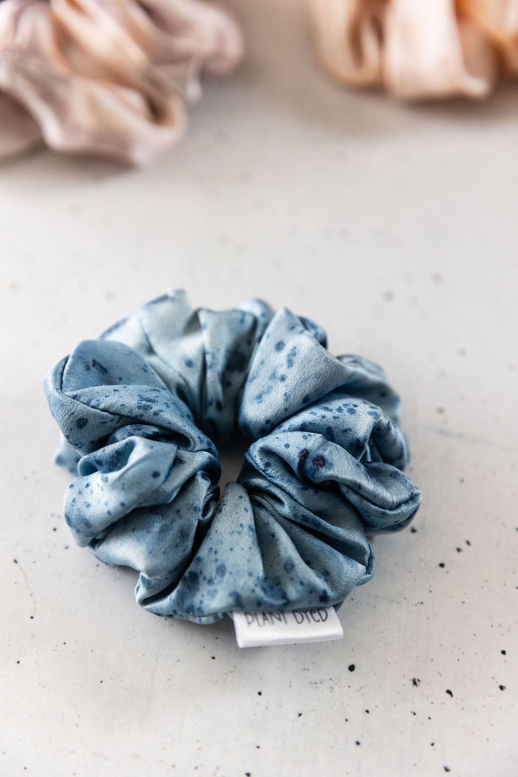Indigo Dyed Scrunchie