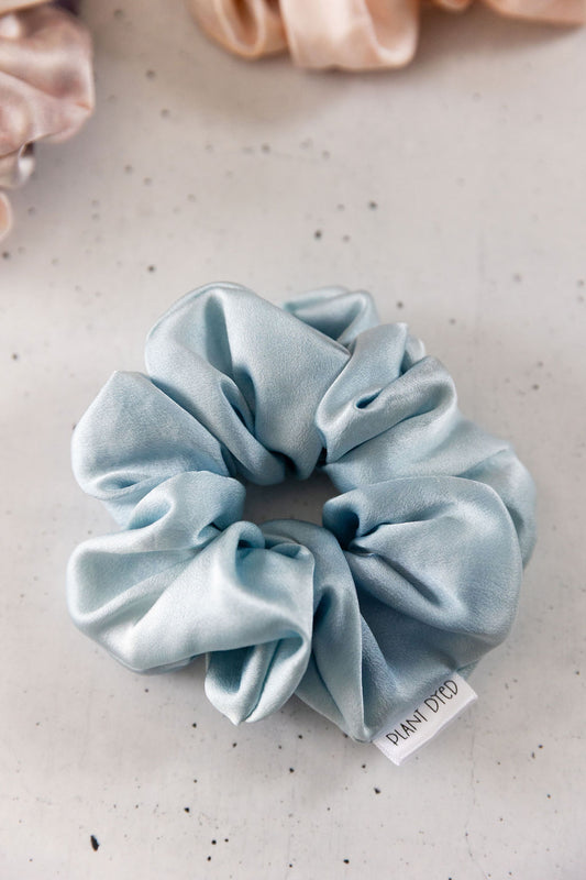 Light Indigo Dyed Scrunchie