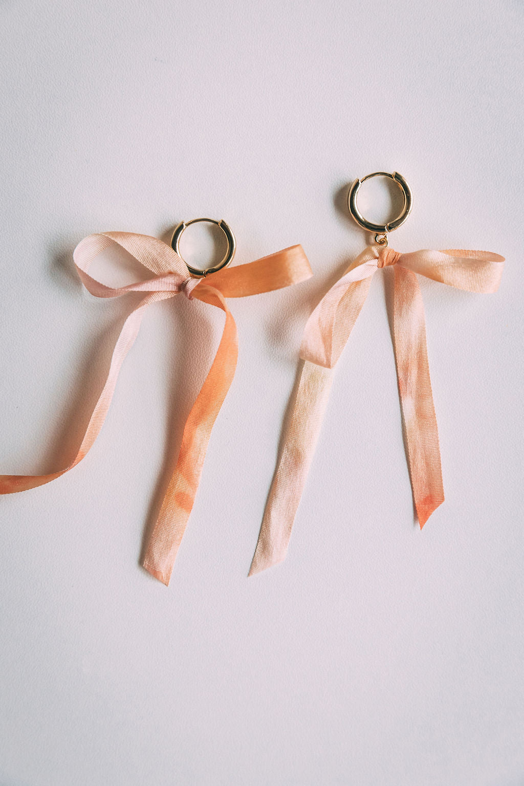 Madder - Silk Ribbon Earrings